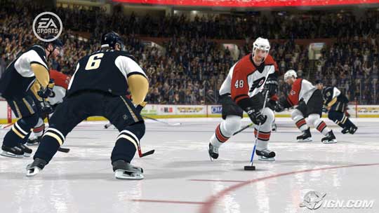 В NHL 08 будут онлайновые лиги