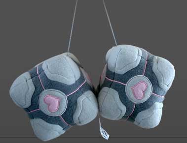 Companion Cube помогает детям